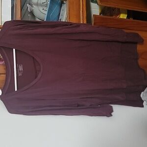 Latched Mama 3/4 Sleeve in Maroon 3xl